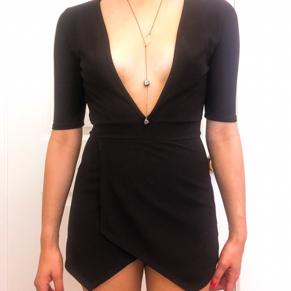 Black romper size small